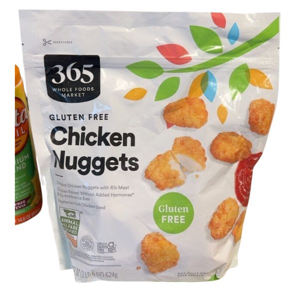 365 gluten free chicken nuggets store-bought via amazon.com 328