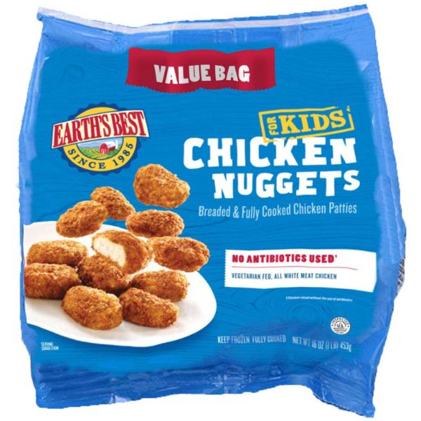 earths best chicken nuggets store-bought via amazon.com 328