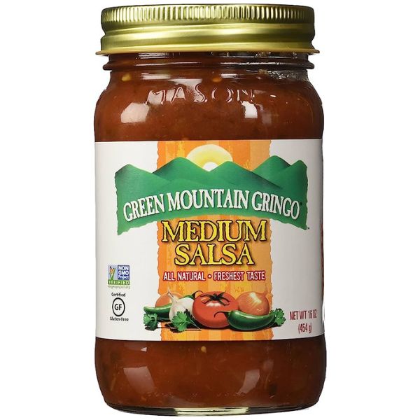 green mountain gringo all natural medium salsa store-bought via amazon.com 307