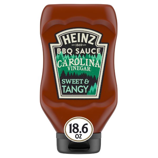 heinz carolina vinegar style tangy bbq sauce store-bought via amazon.com 206