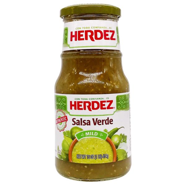 herdez salsa verde store-bought via amazon.com 307