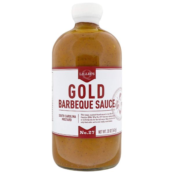 lillies q gold barbeque sauce store-bought via amazon.com 206