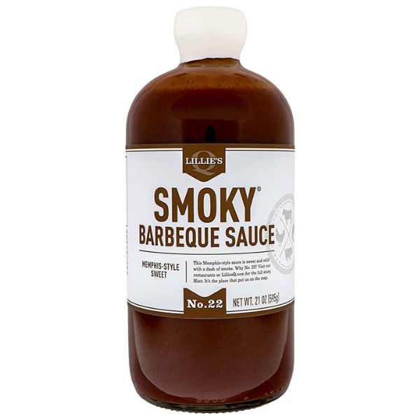 lillies q smoky barbeque sauce store-bought via amazon.com 206