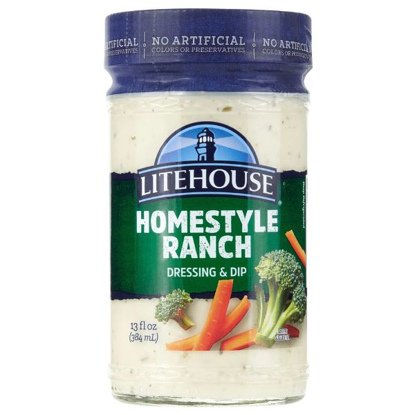 litehouse homestyle ranch dressing dip store-bought via amazon.com 278
