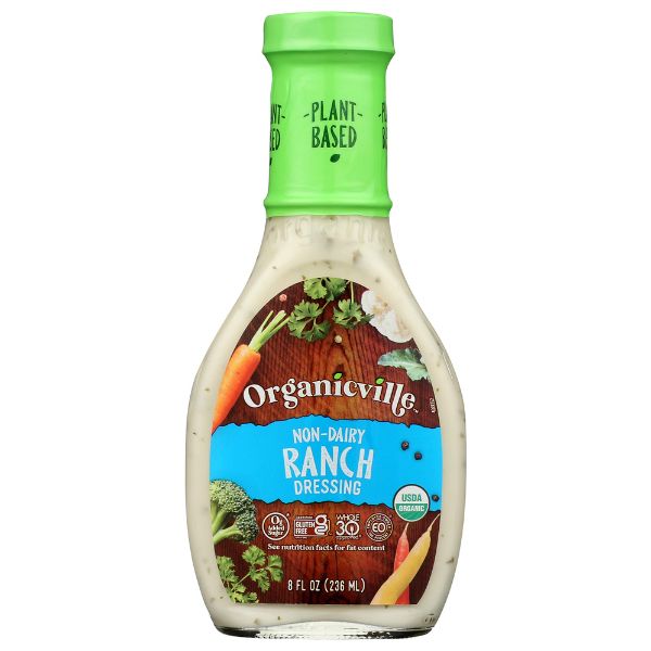 organicville non dairy ranch dressing store-bought via amazon.com 278