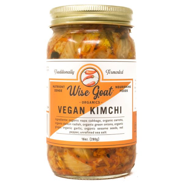wise goat organics vegan kimchi store-bought via amazon.com 178