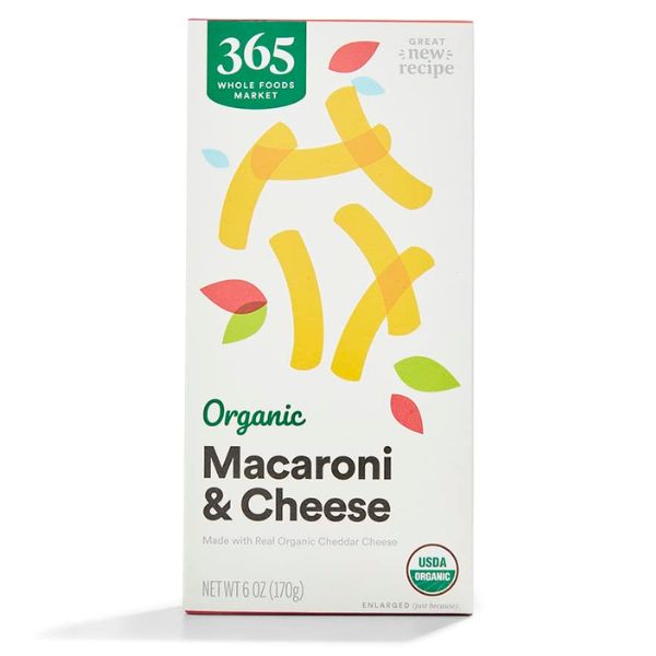 365 macaroni cheese store-bought via amazon.com 612