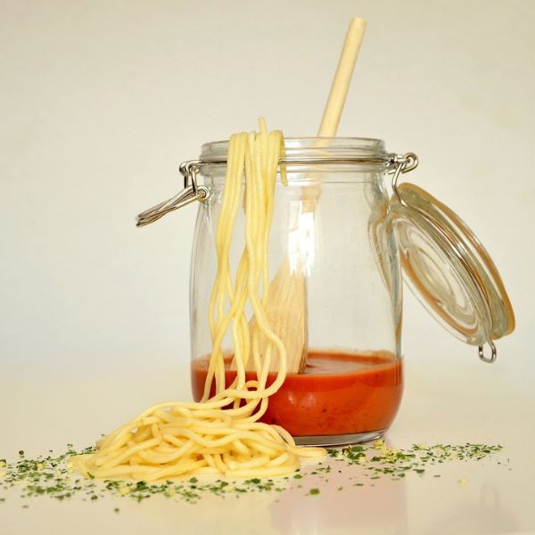 BSB spaghetti sauce in a jar 826