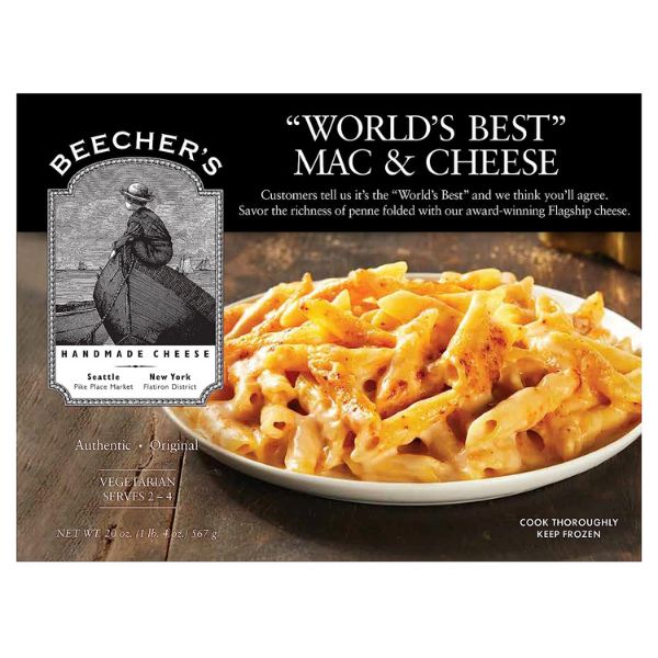 beechers frozen worlds best mac cheese store-bought via amazon.com 612