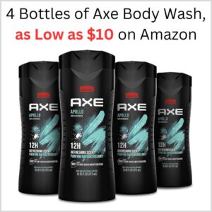4 Bottles of Axe Body Wash, as Low as $10 on Amazon 1