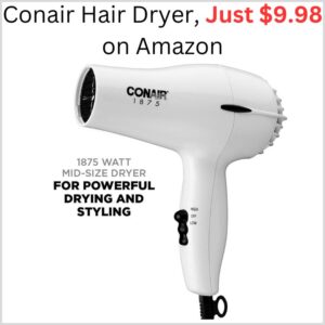 The Best Store-Bought Conair Hair Dryer, Just $9.98 on Amazon 1