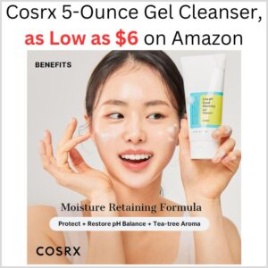 The Best Store-Bought Cosrx 5-Ounce Gel Cleanser, as Low as $6 on Amazon 1