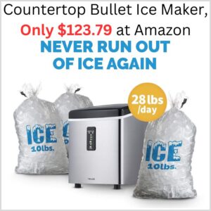 The Best Store-Bought Countertop Bullet Ice Maker, Only $123.79 at Amazon 1