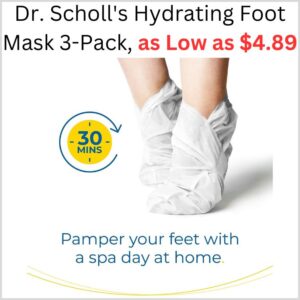 The Best Store-Bought Dr. Scholl's Hydrating Foot Mask 3-Pack, as Low as $4.89 on Amazon 1