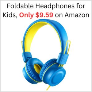 Foldable Headphones for Kids, Only $9.59 on Amazon (Reg. $20) 1