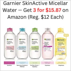 The Best Store-Bought Garnier SkinActive Micellar Water — Get 3 for $15.87 on Amazon (Reg. $12 Each) 1