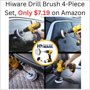 The Best Store-Bought Hiware Drill Brush 4-Piece Set, Only $7.19 on Amazon 1