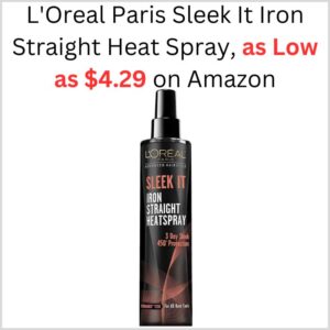The Best Store-Bought L'Oreal Paris Sleek It Iron Straight Heat Spray, as Low as $4.29 on Amazon 1
