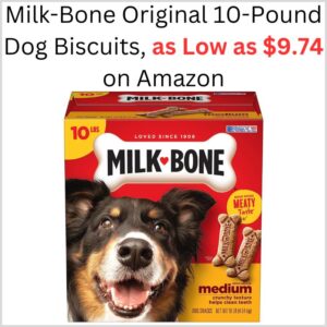 The Best Store-Bought Milk-Bone Original 10-Pound Dog Biscuits, as Low as $9.74 on Amazon 1