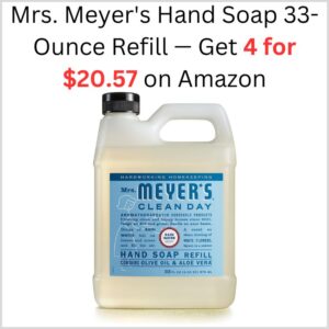 The Best Store-Bought Mrs. Meyer's Hand Soap 33-Ounce Refill — Get 4 for $20.57 on Amazon 1