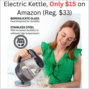 The Best Store-Bought Electric Kettle, Only $15 on Amazon (Reg. $33) 1