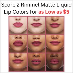 Score 2 Rimmel Matte Liquid Lip Colors for as Low as $5 on Amazon 1