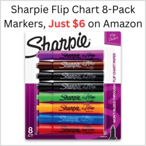 Sharpie Flip Chart 8-Pack Markers, Just $6 on Amazon 1