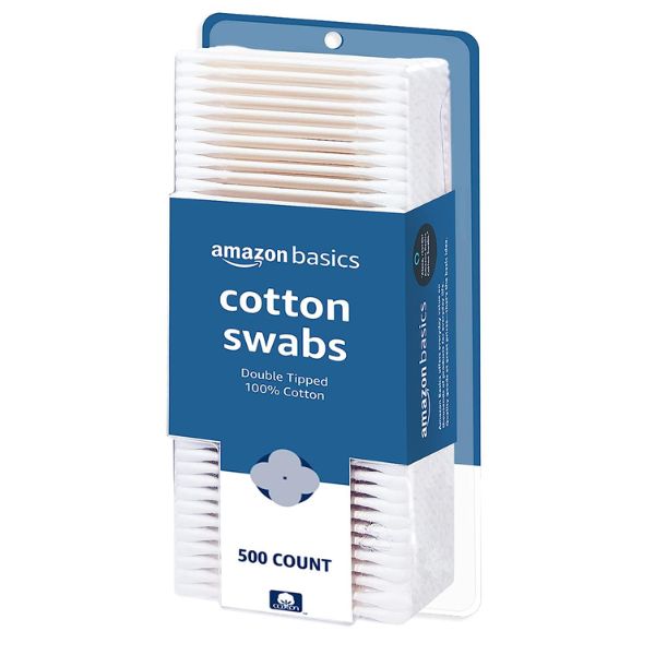 amazon basics cotton swabs store-bought via amazon.com 1264