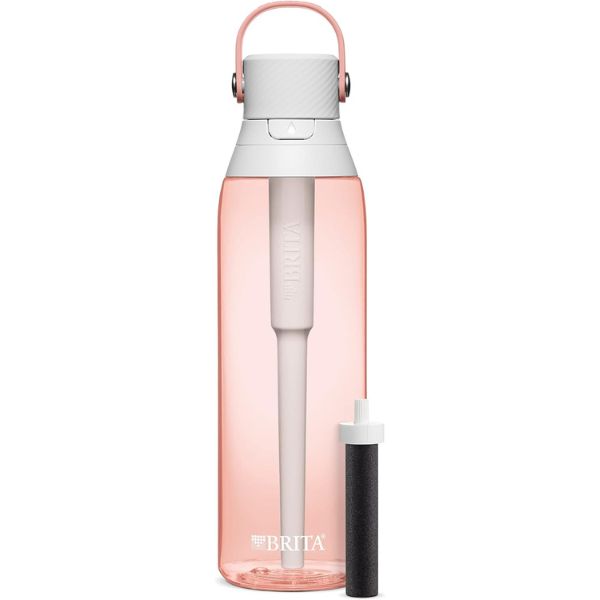 brita premium filtered water bottles blush store-bought via amazon.com 2033