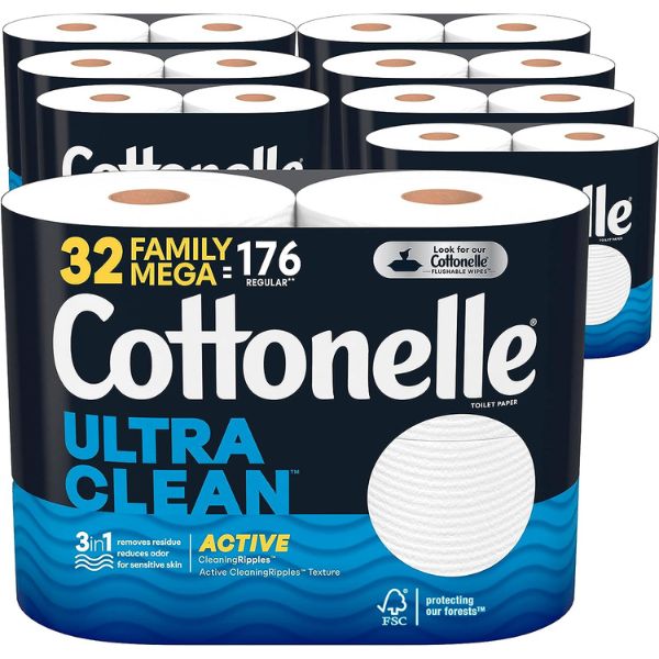 cottonelle ultra clean toilet paper store-bought via amazon.com 2840