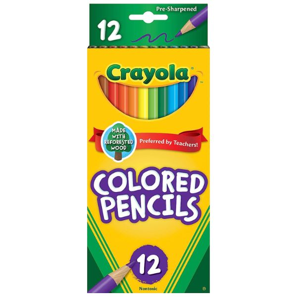 crayola pencils store-bought via amazon.com 1418