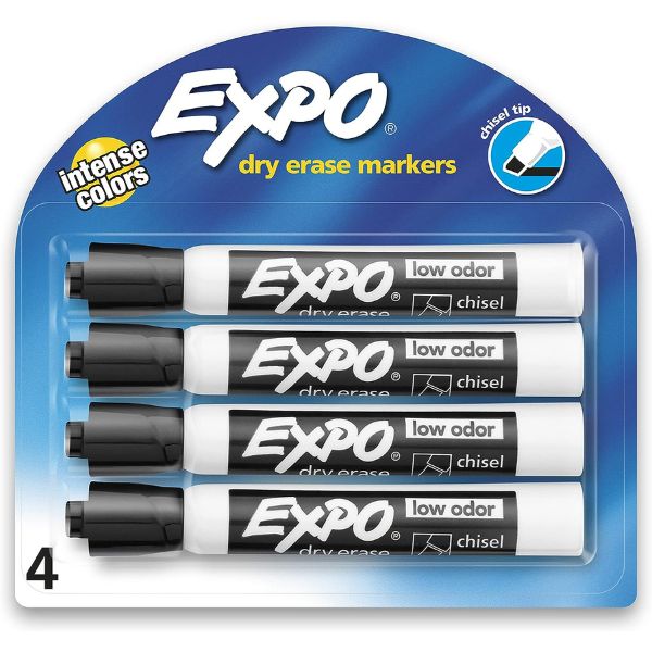 expo dry erase markers chisel tip store-bought via amazon.com 1418