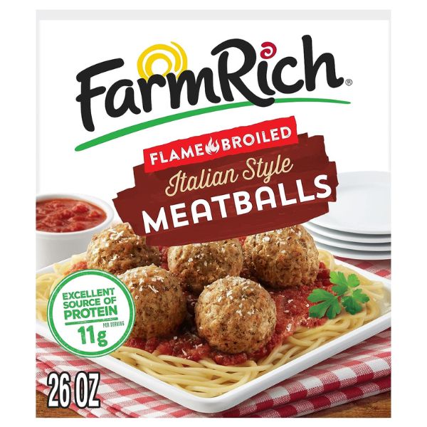 farm rich homestyle meatballs store-bought via amazon.com 1639