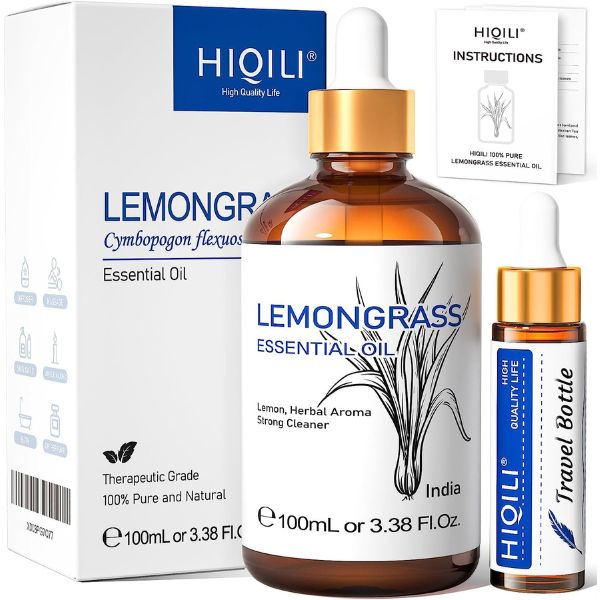 hiqili lemongrass essential oil store-bought via amazon.com 2901