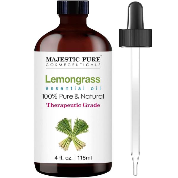 majestic pure lemongrass essential oil store-bought via amazon.com 2901