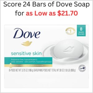 The Best Store-Bought Score 24 Bars of Dove Soap for as Low as $21.70 on Amazon ($0.90 Each) 1