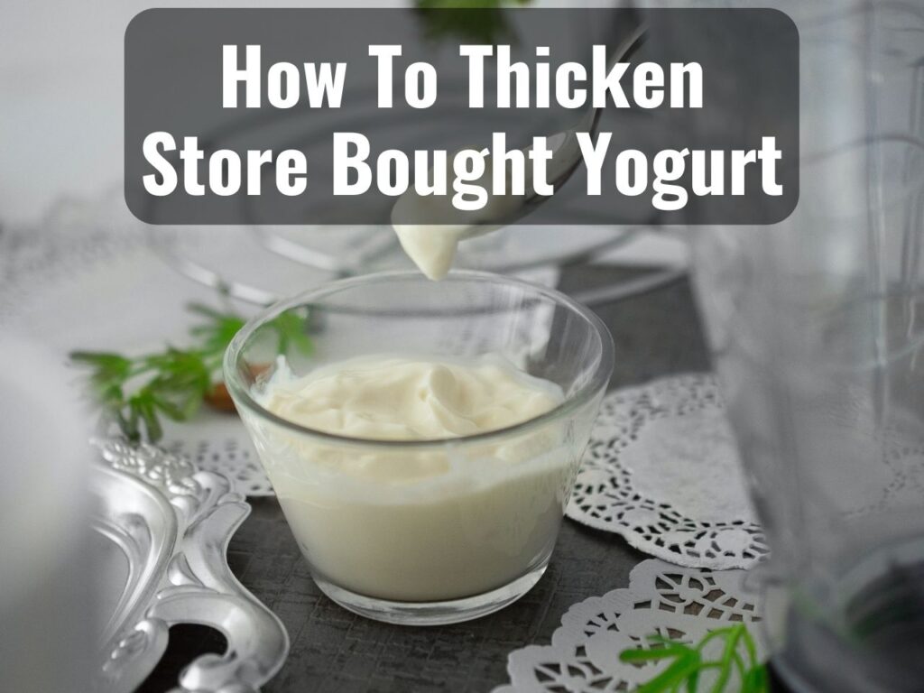 How To Thicken Store-Bought Yogurt 0