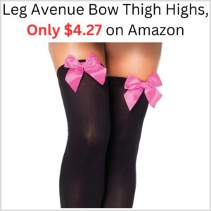 The Best Store-Bought Leg Avenue Bow Thigh Highs, Only $4.27 on Amazon 1