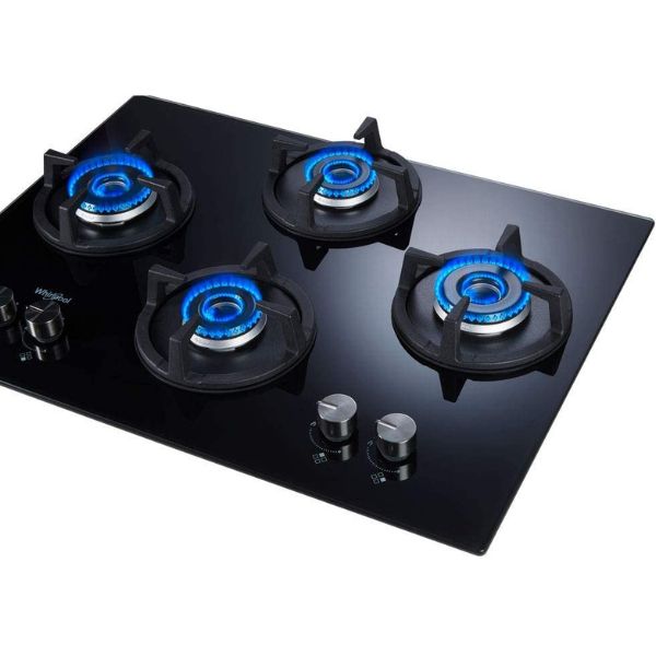 4 burner gas stove with auto ignition